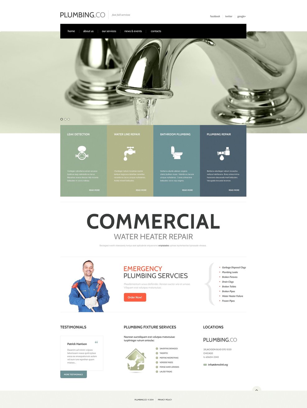 Plumbing Website Templates Weblium Free Website Builder