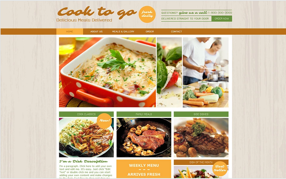 cooking-website-templates-weblium-ai-website-builder