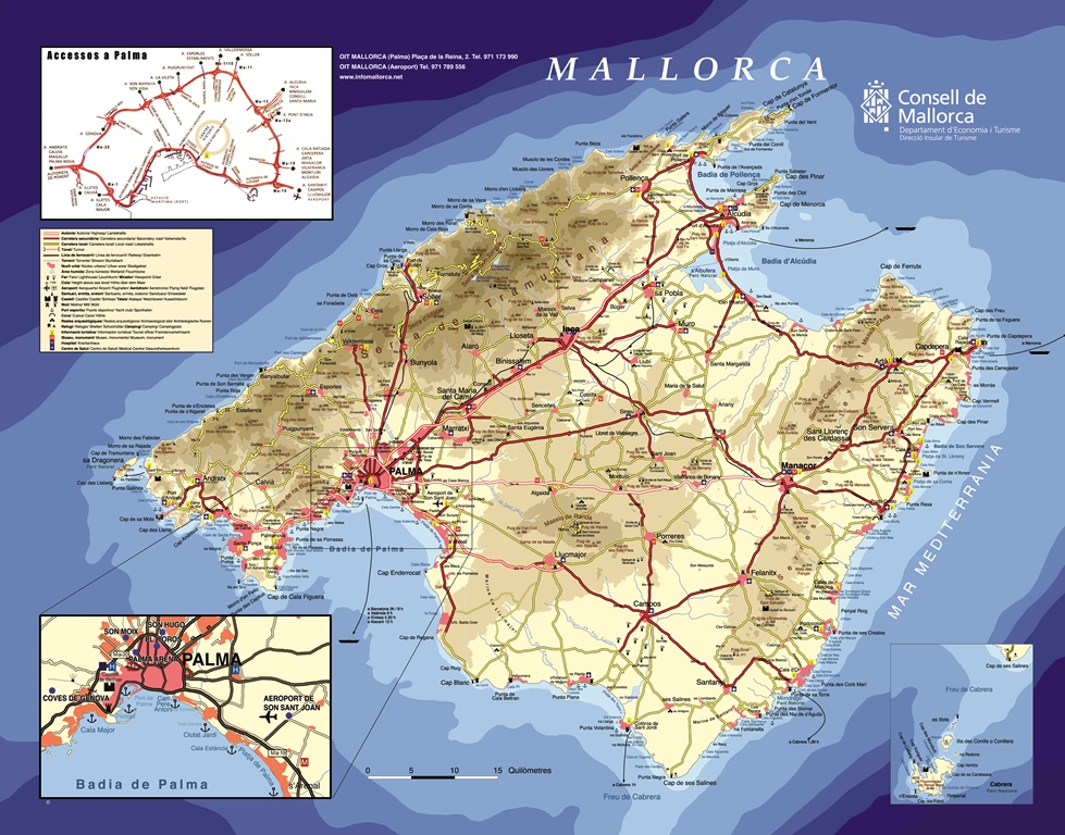 Карта Майорки И Пальма Де Майорка – Скачать Бесплатно | Гид Майорка™