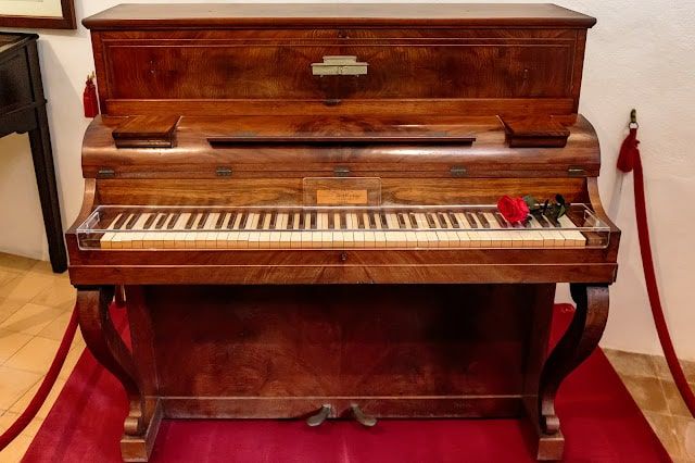 Фортепиано Pleyel в экспозиции о Шопене в Вальдемоссе