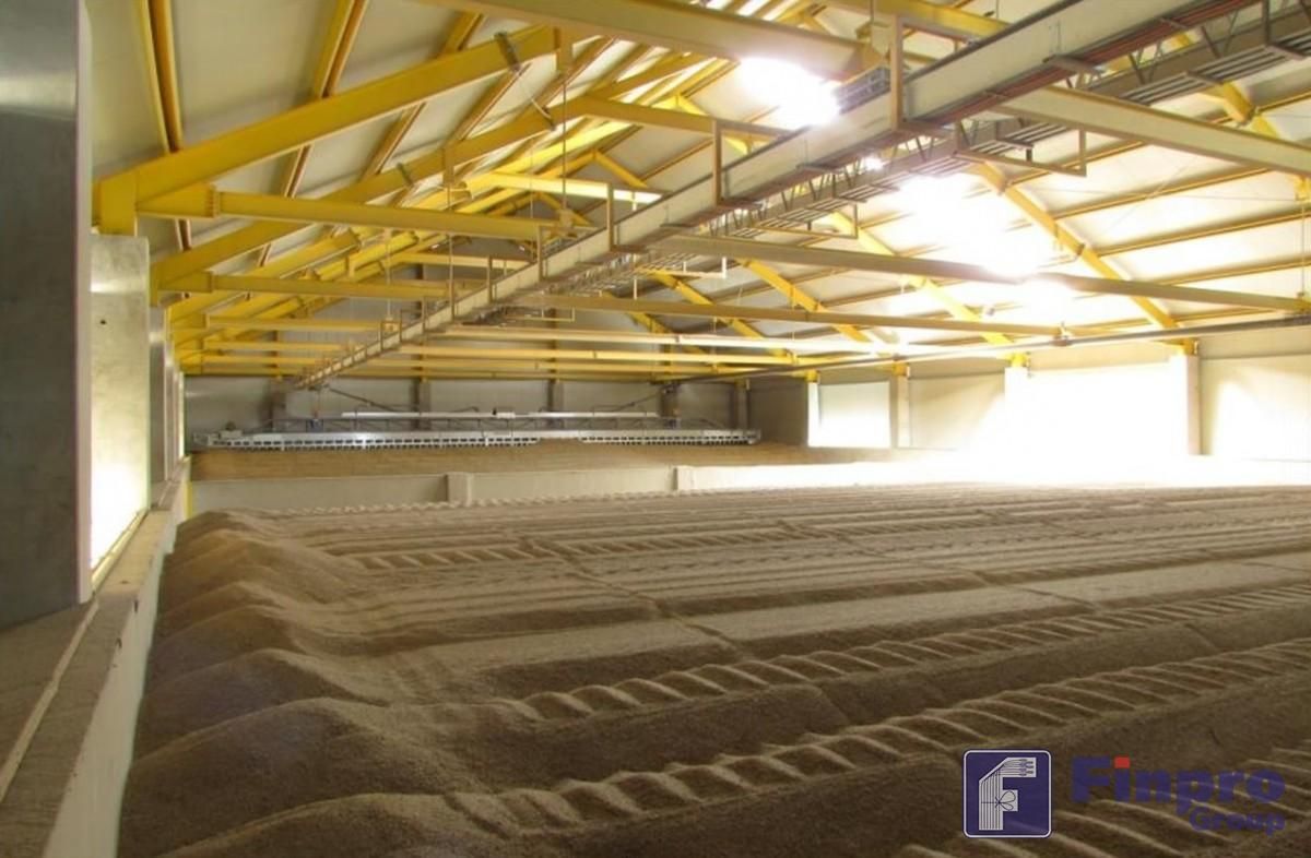 Автоматизированные напольные склады хранения зерна - Финпро Груп