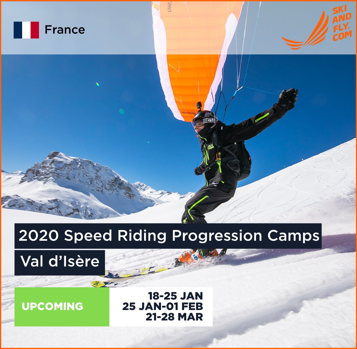 Speed Riding Progression Camps Learn Speed Riding Speed Riding school