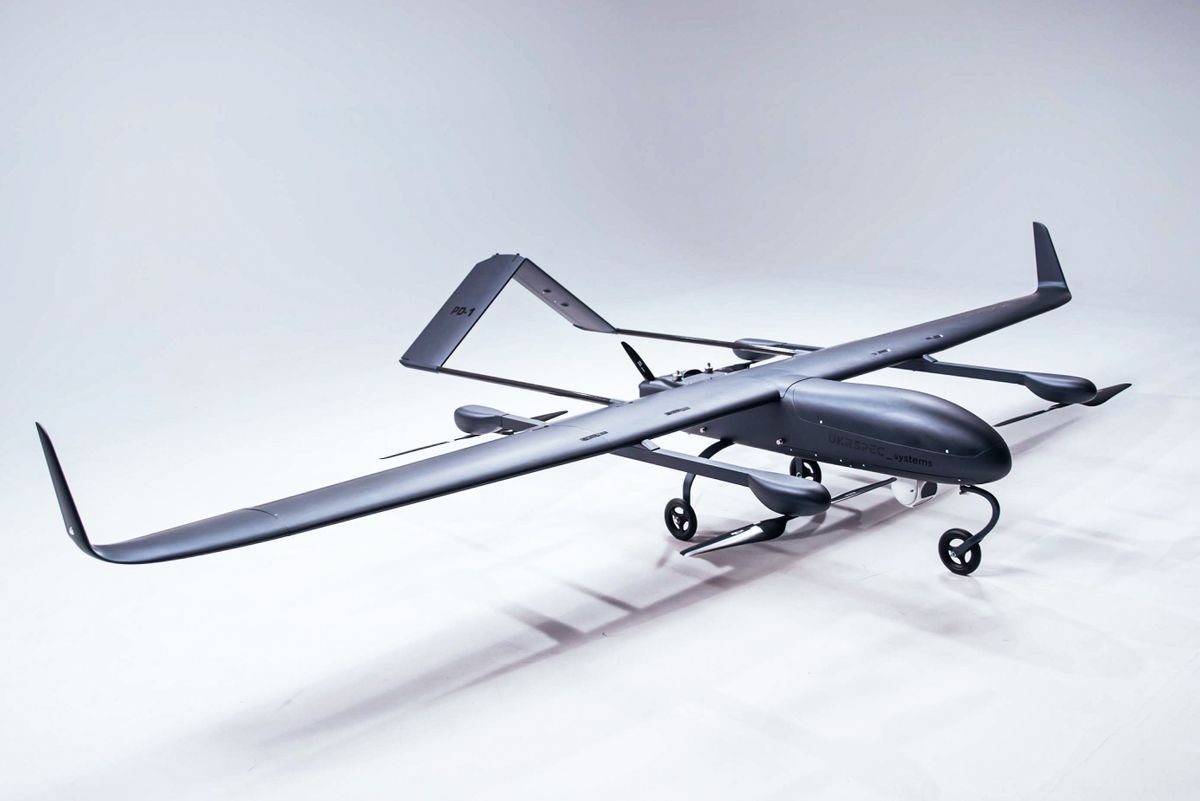 Uas Components Convertible Fixed-wing Vtol Airframe