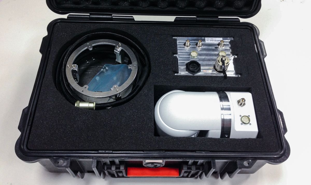 UAS Components USG211 is gyrostabilized camera gimbal equipped with