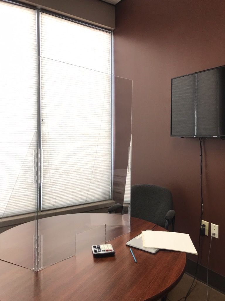 Glass Partitions Regina | Counter Barriers Regina | Office Glass Partitions