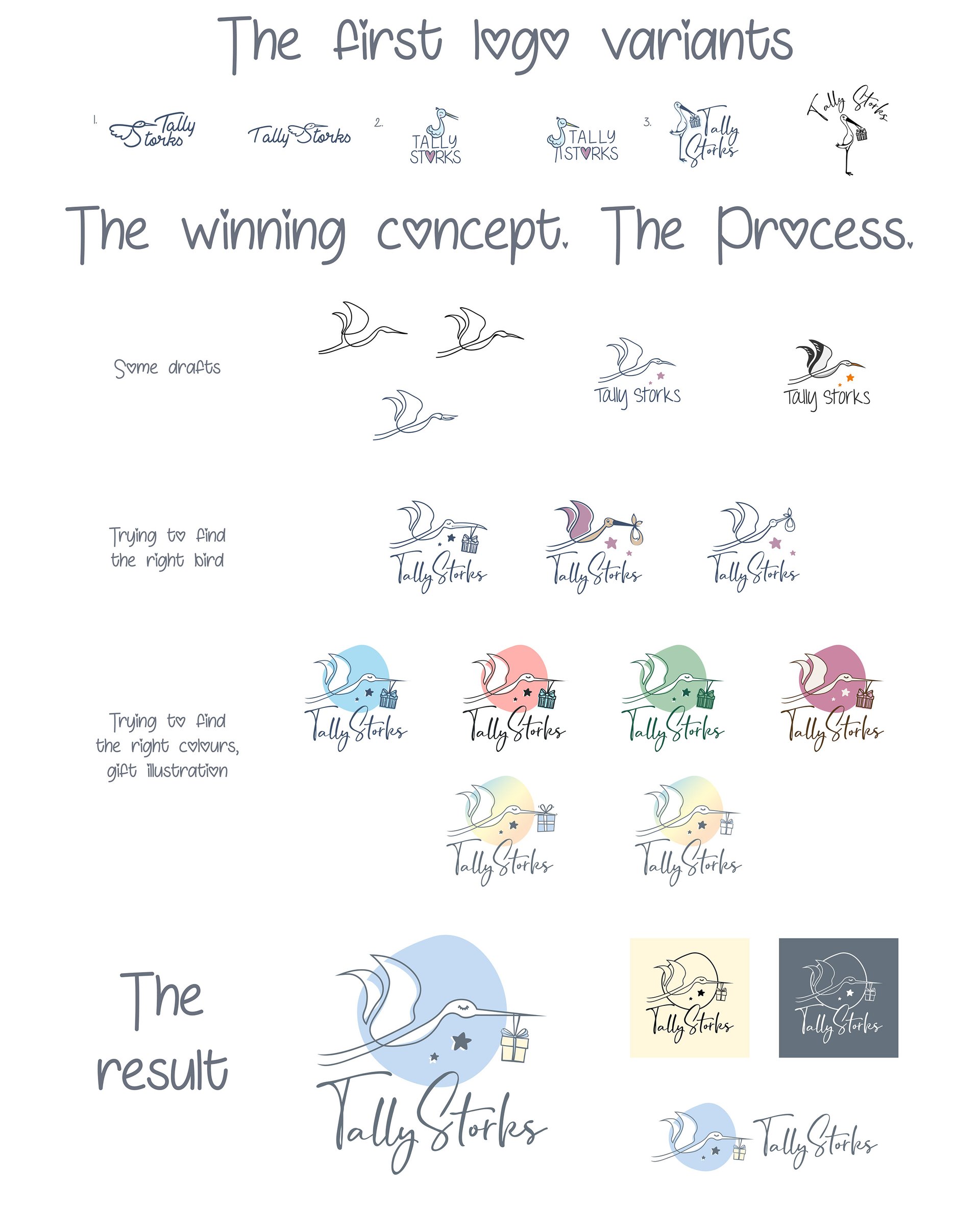 Tally Storks branding visual 1