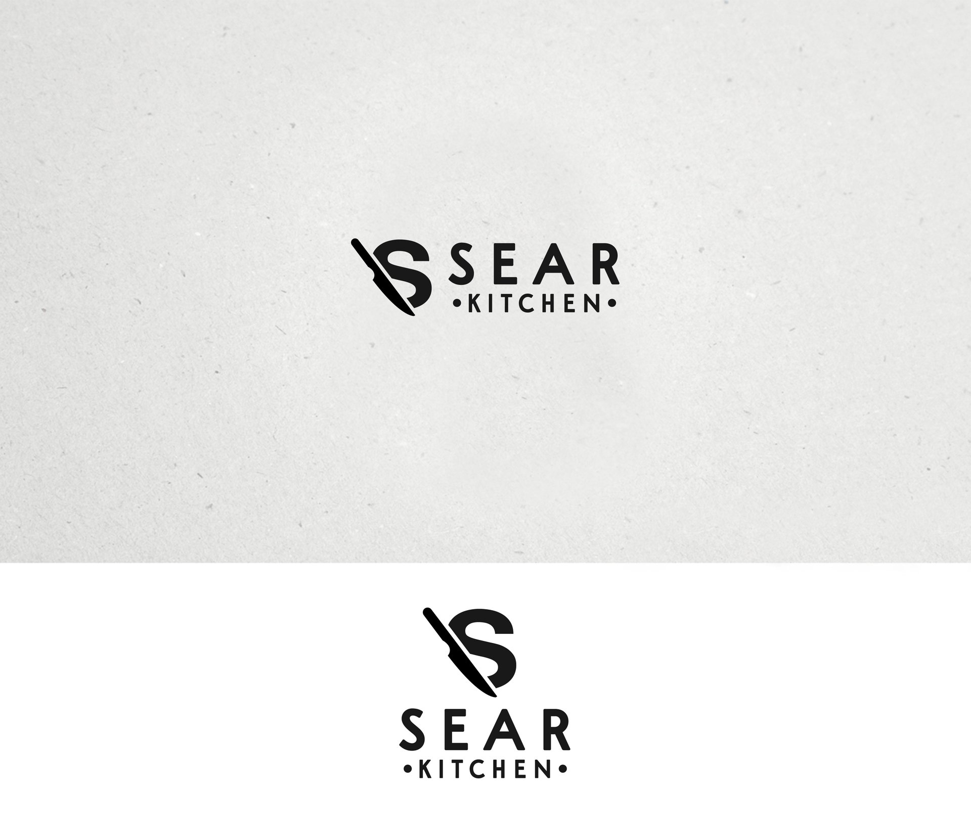 Sear Kitchen branding visual