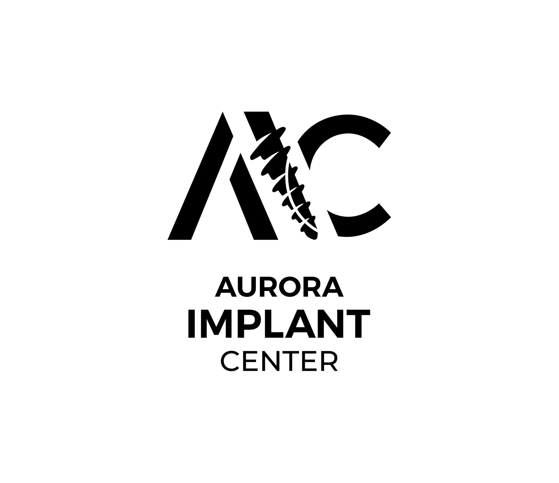 Aurora Implant Center branding visual 2