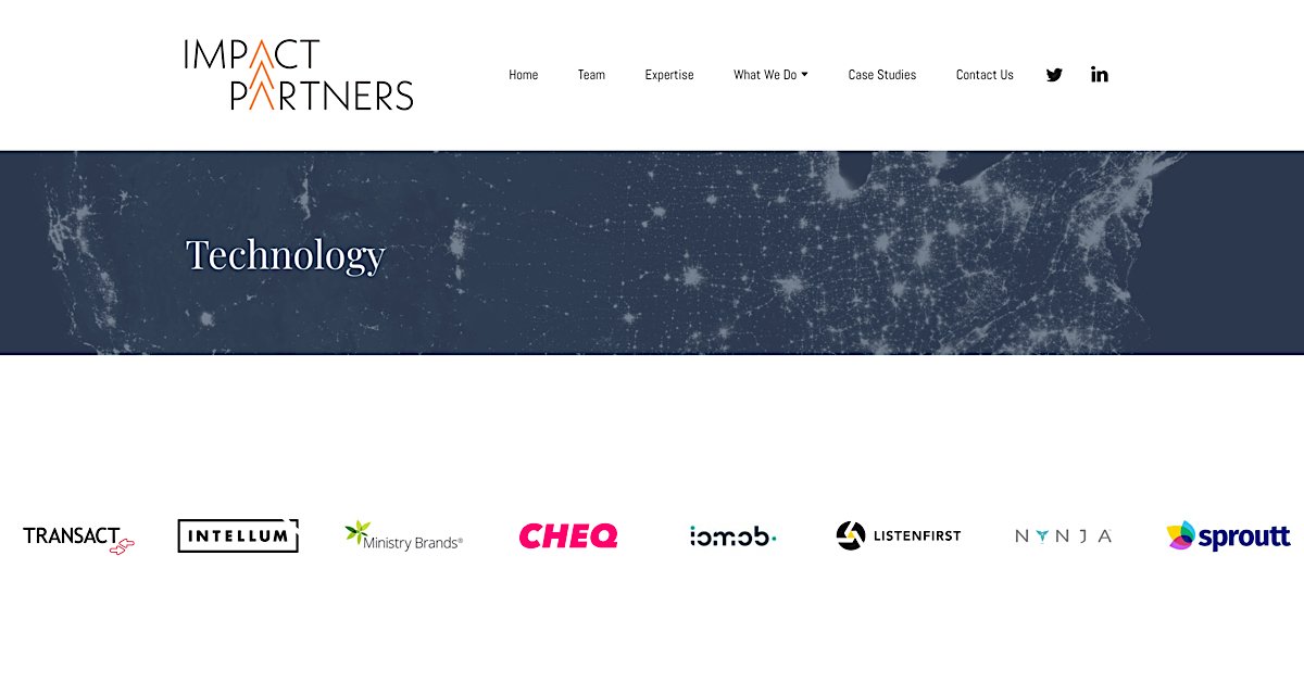 Impact Partners | Tech Clients
