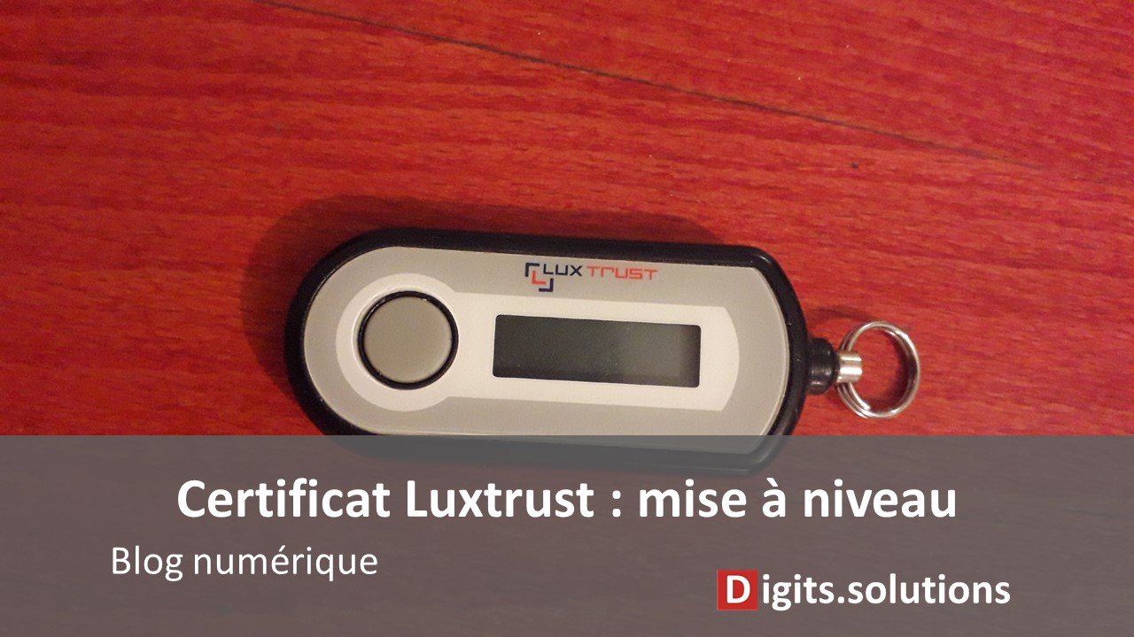 Quelles Sont Les Conséquences Du Changement De Token Luxtrust