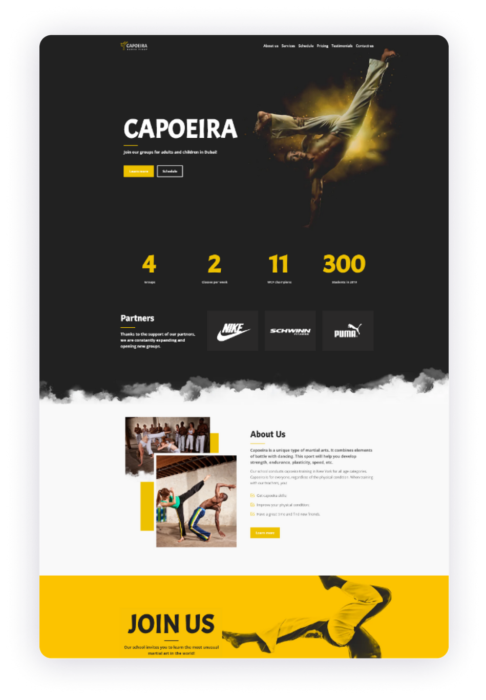 Create Sports Website | Weblium
