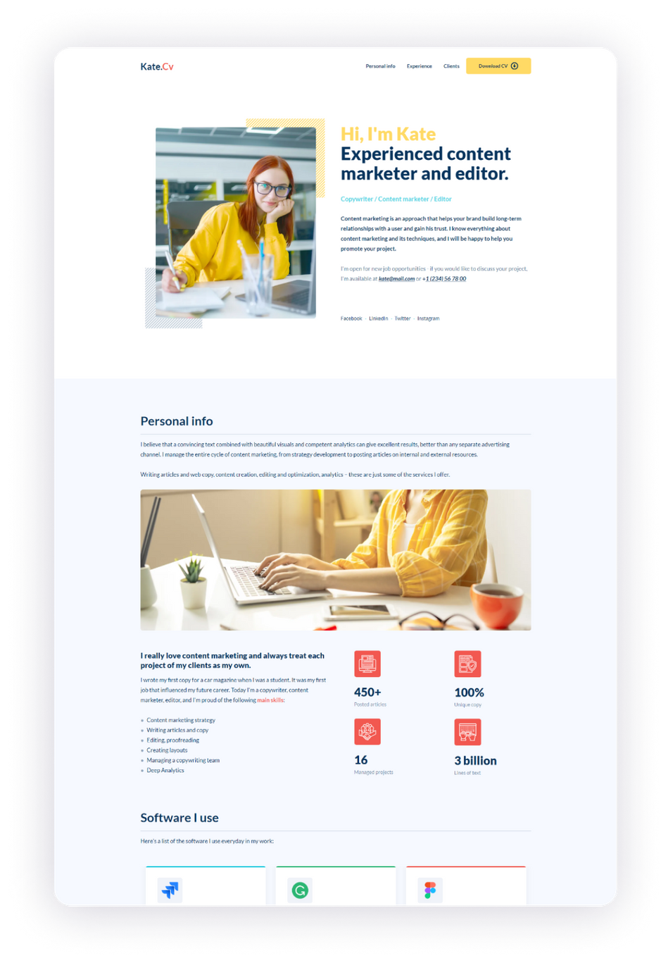 Free Website Templates | Weblium