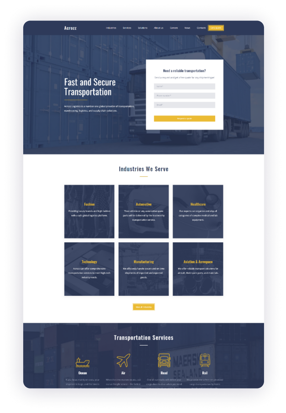 Free Website Templates | Weblium