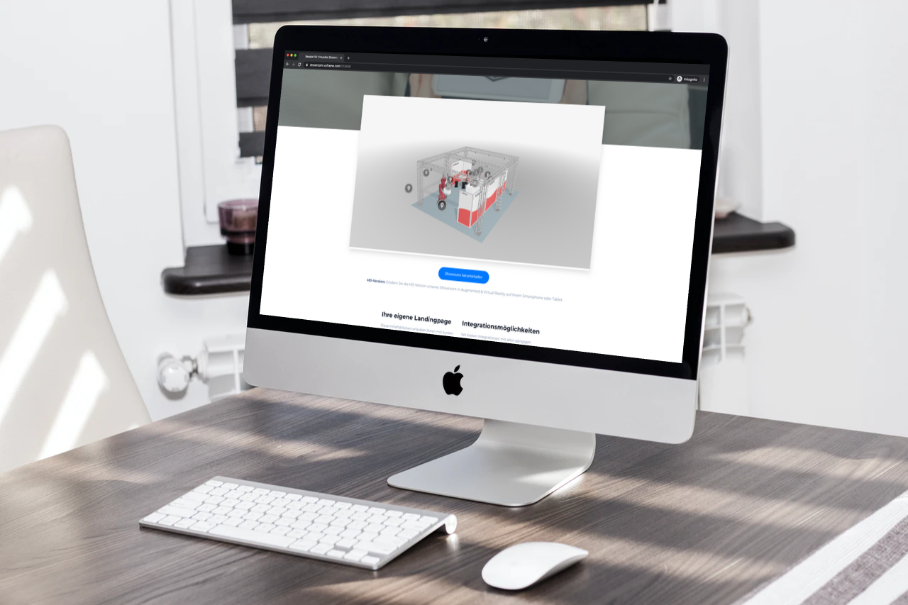 Virtual Showroom Messestand