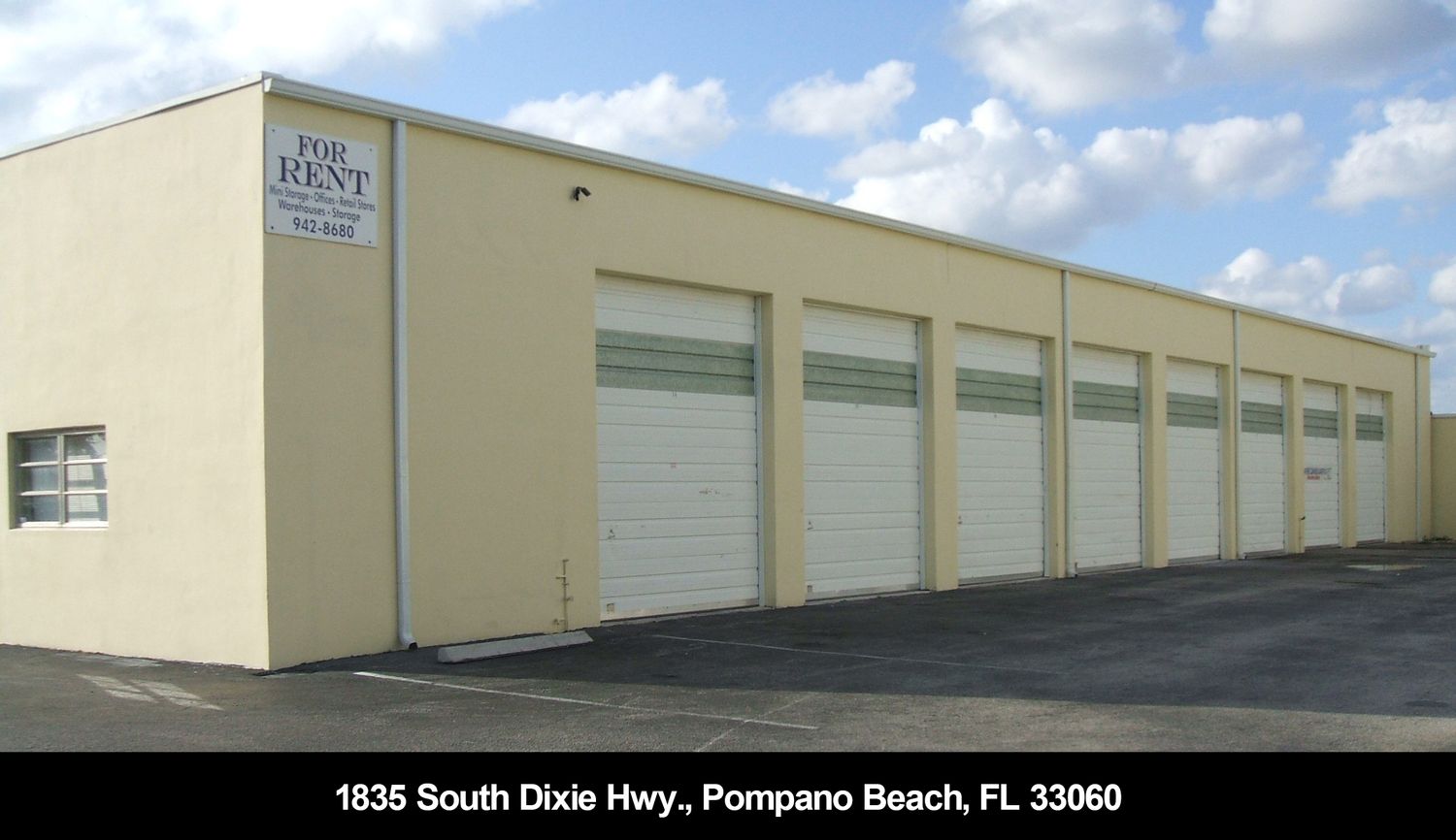 Warehouses for Rent Pompano Beach and Oakland Park A1A Offices