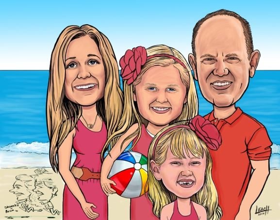 Custom Caricatures From Photos - Wowzers