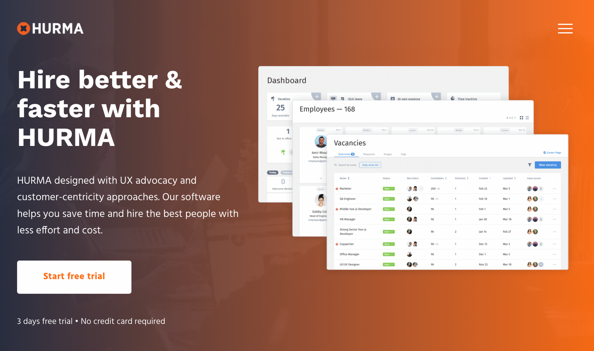 Hire better & faster with HURMA