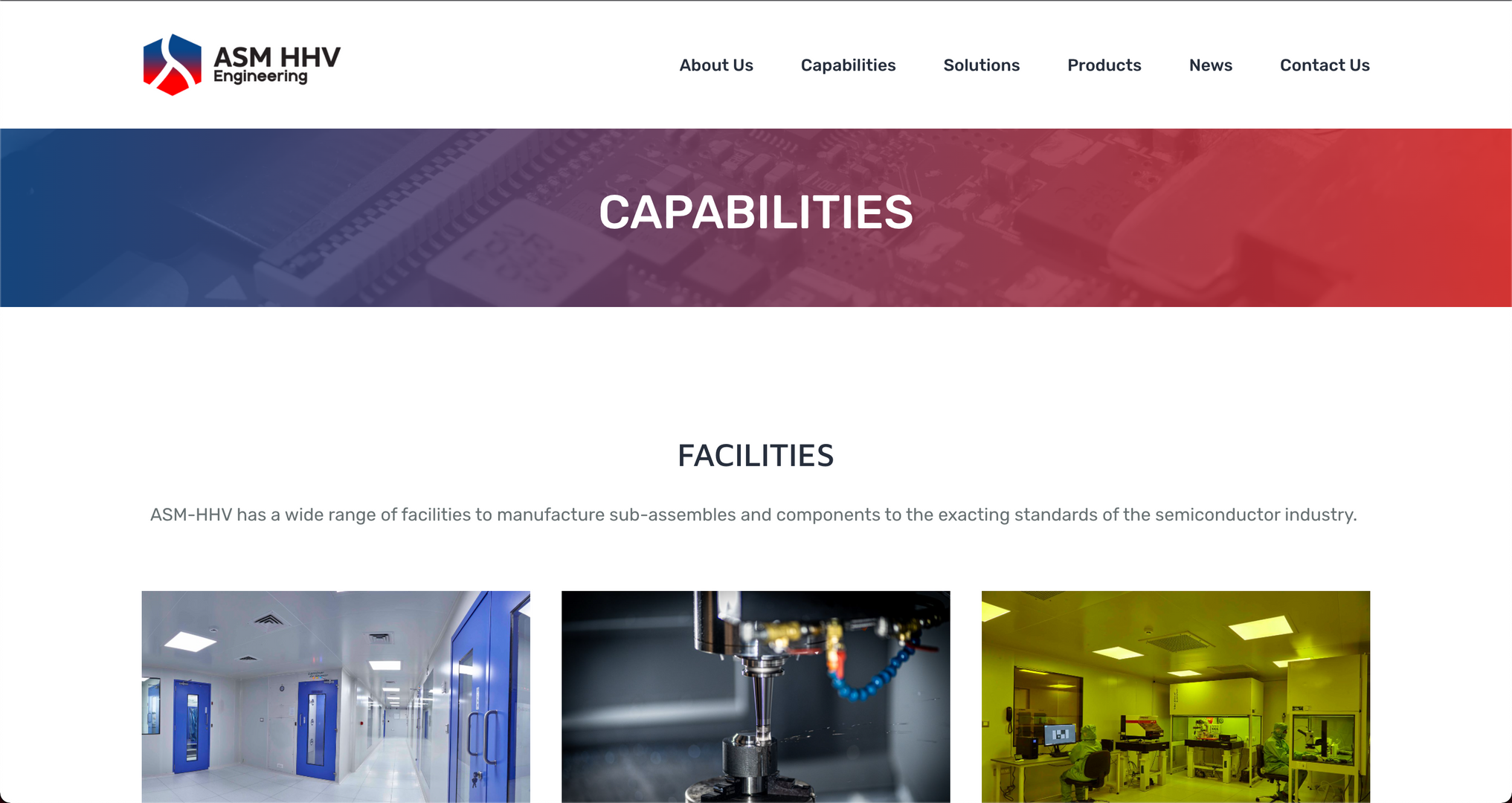 ASMHHV Engineering Capabilities