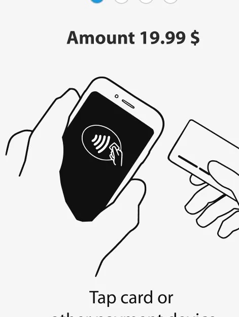 Перша оплата карткою через tapXphone на касі SMPOS