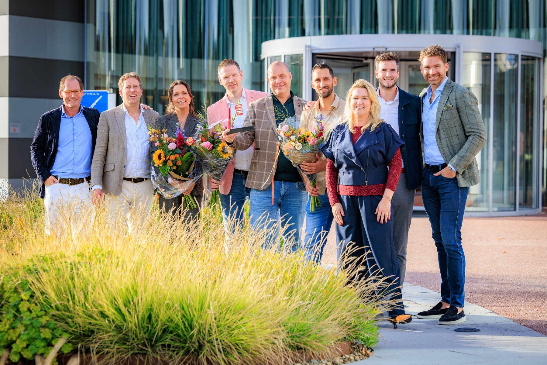 Groepsfoto bij de VVP Advies Awards 2026 met de award voor Van Bläcker