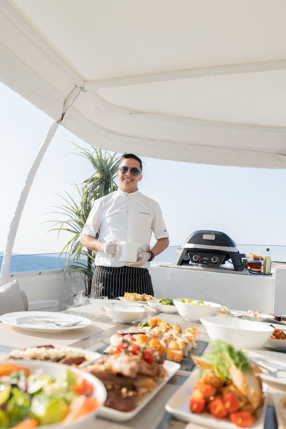 miami yacht rental with chef