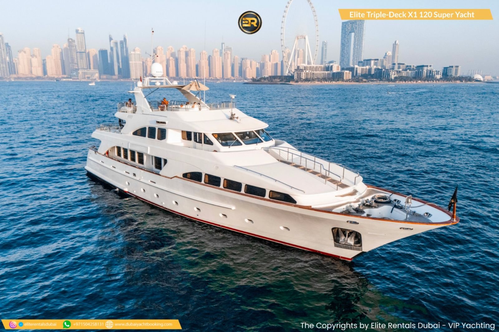 Elite Benetti Triple-Deck 120 Super Yacht