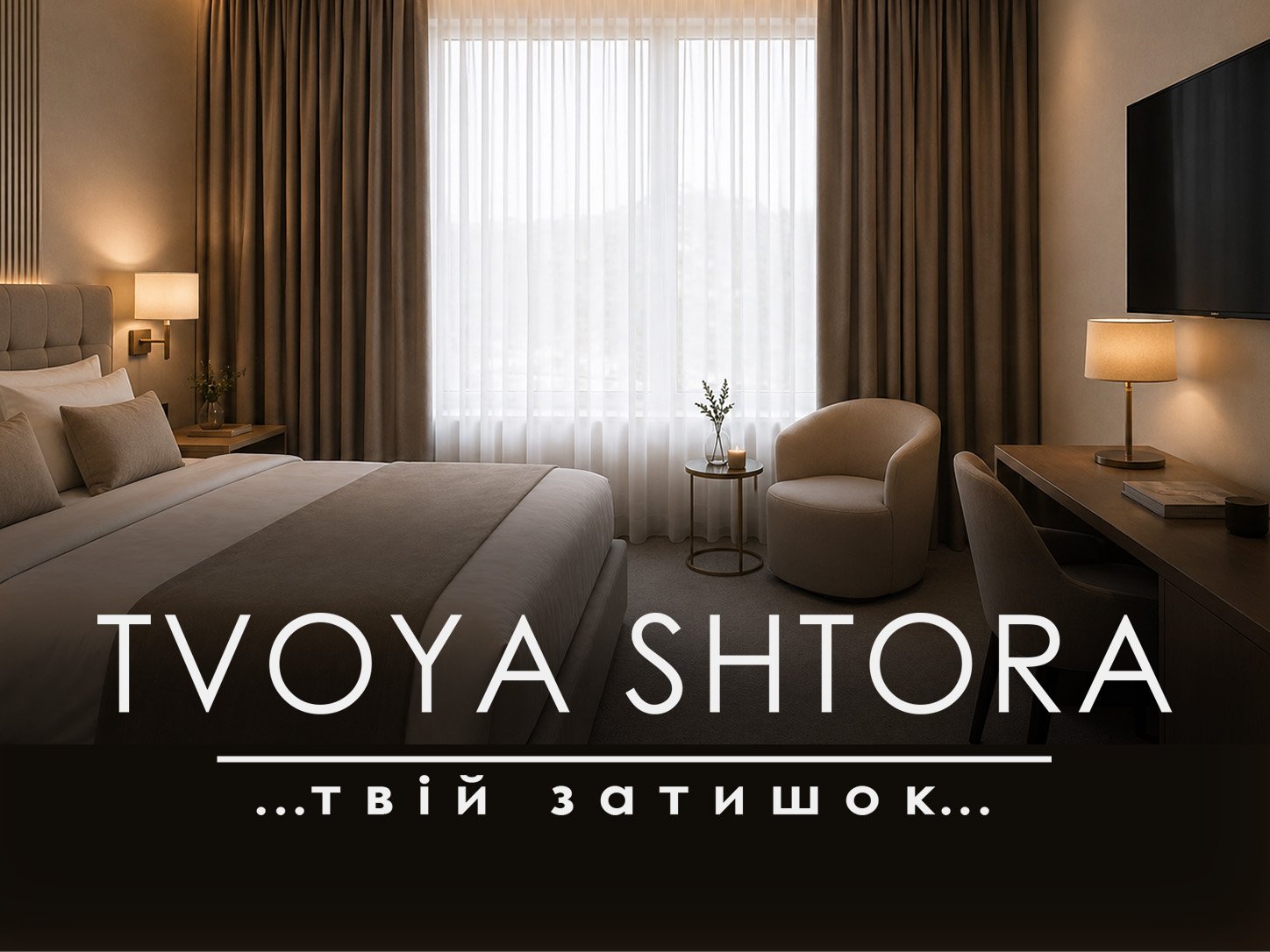 Штори для готелів та ресторанів під ключ | TVOYA SHTORA