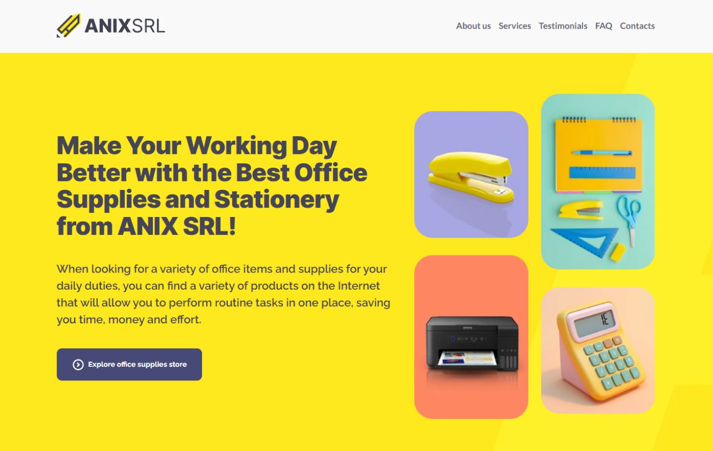 Buy Office Stationery Items & Supplies at Wholesale ANIX SRL