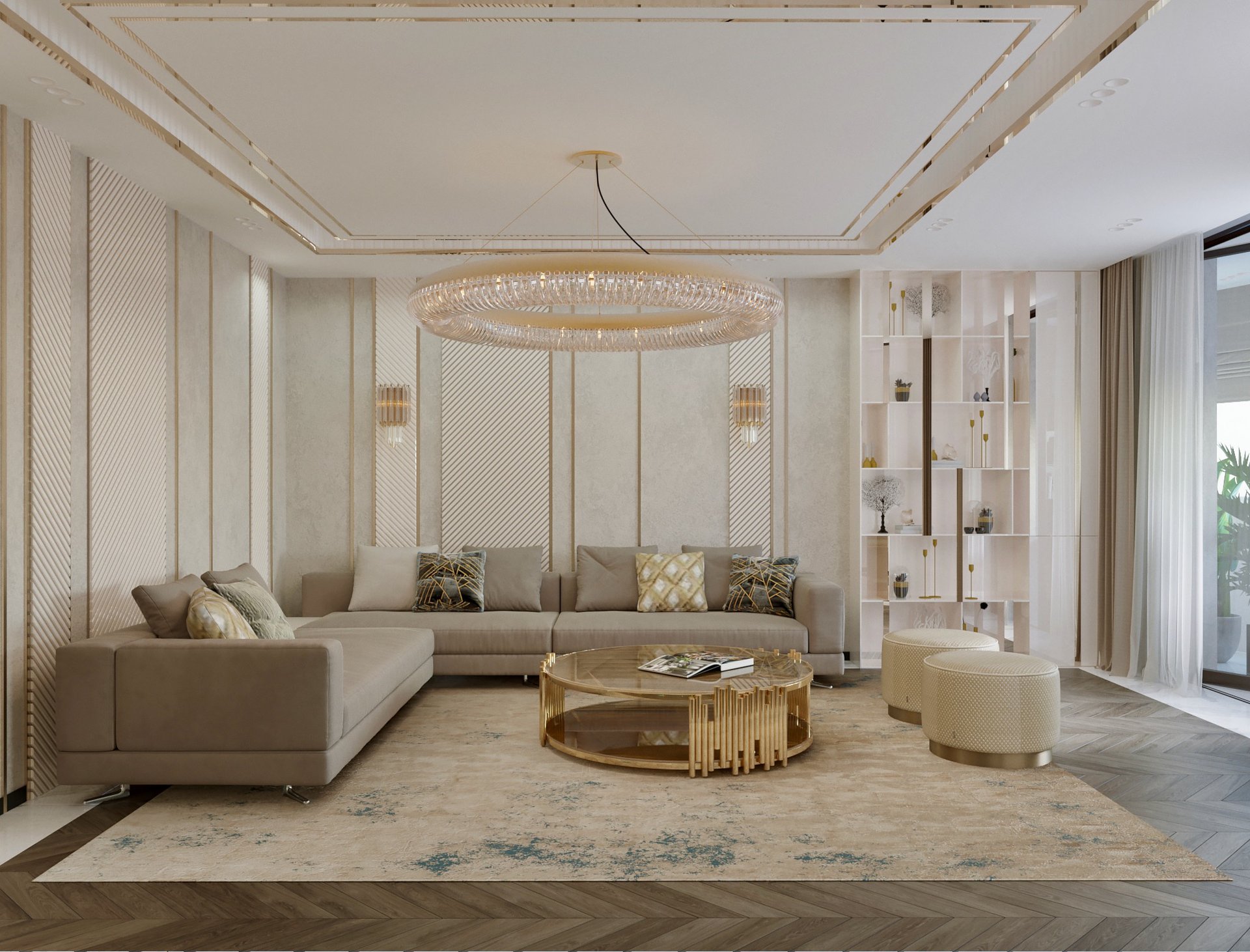 Дизайн интерьера апартаментов 115 м2, Вена, Австрия