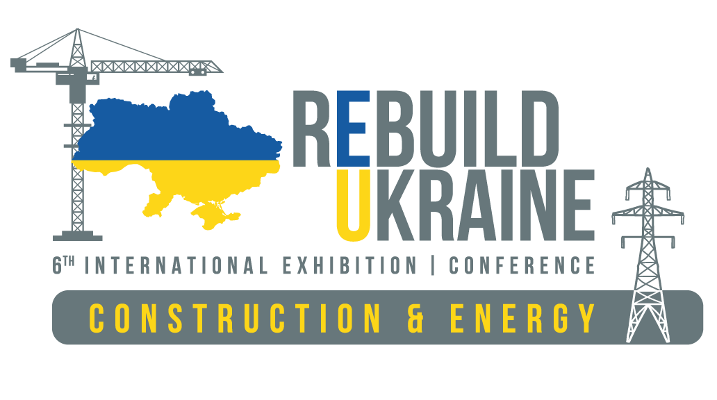 Логотип ReBuild Ukraine 2026 – виставка відбудови України у Варшаві, Expo XXI, 12-13 листопада
