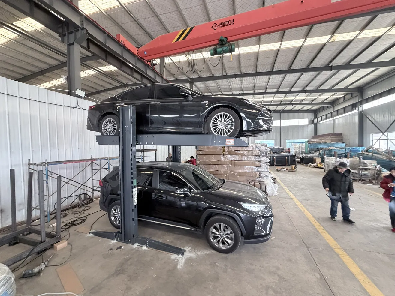 Parking lift supply project