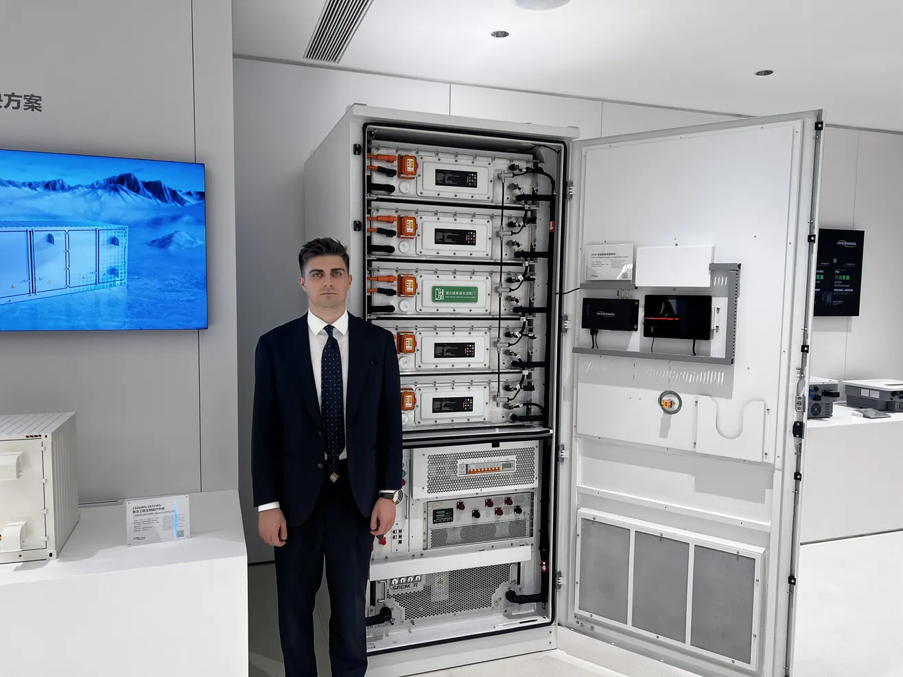 Energy storage transformer and generator supply project