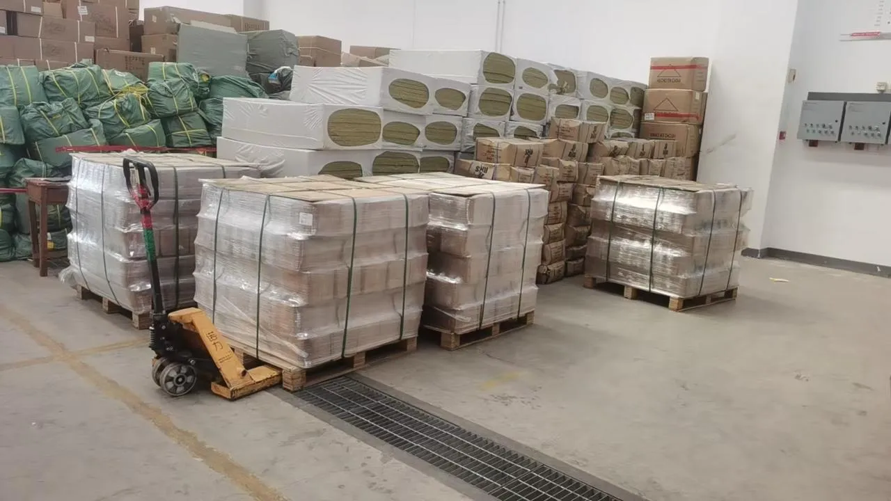 HDPE rock wool and board material supply project