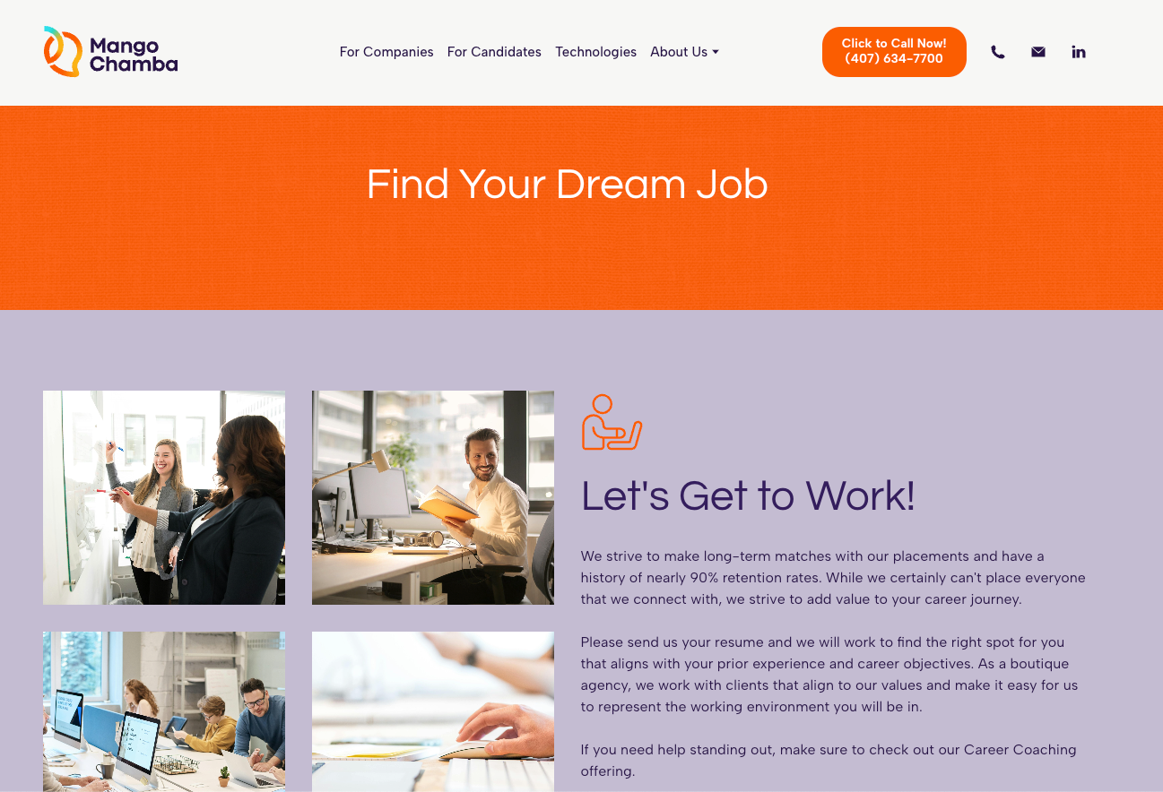 Find My Dream Job Mango Chamba