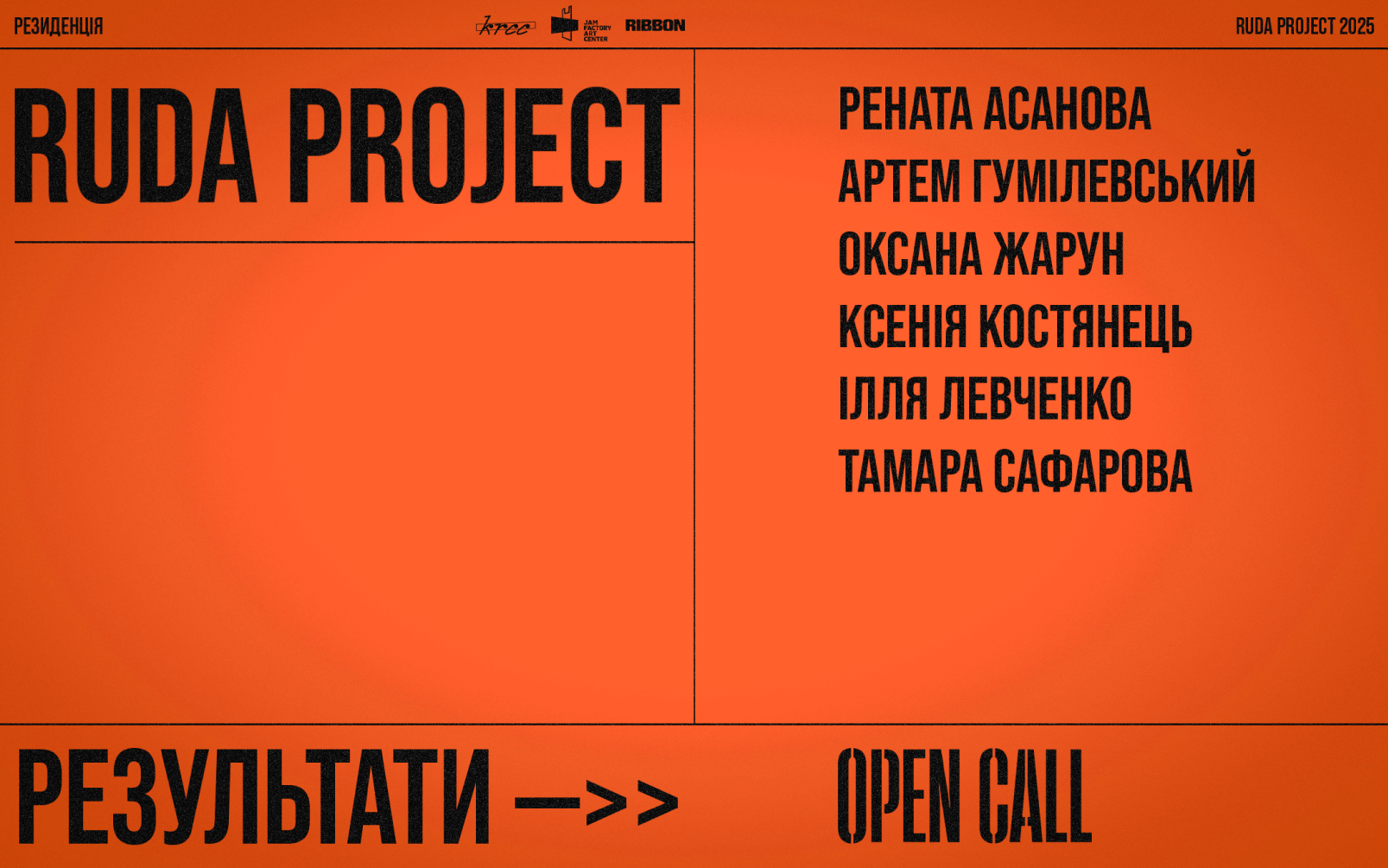 RUDA Project 2025: Ландшафти відновлення