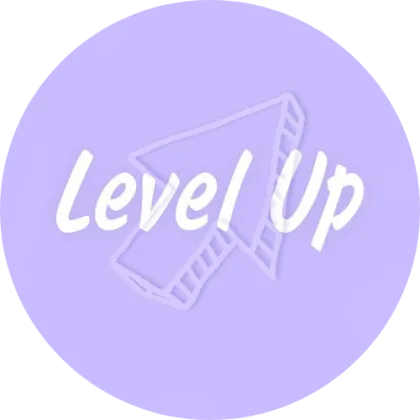 Логотип LevelUp круглий