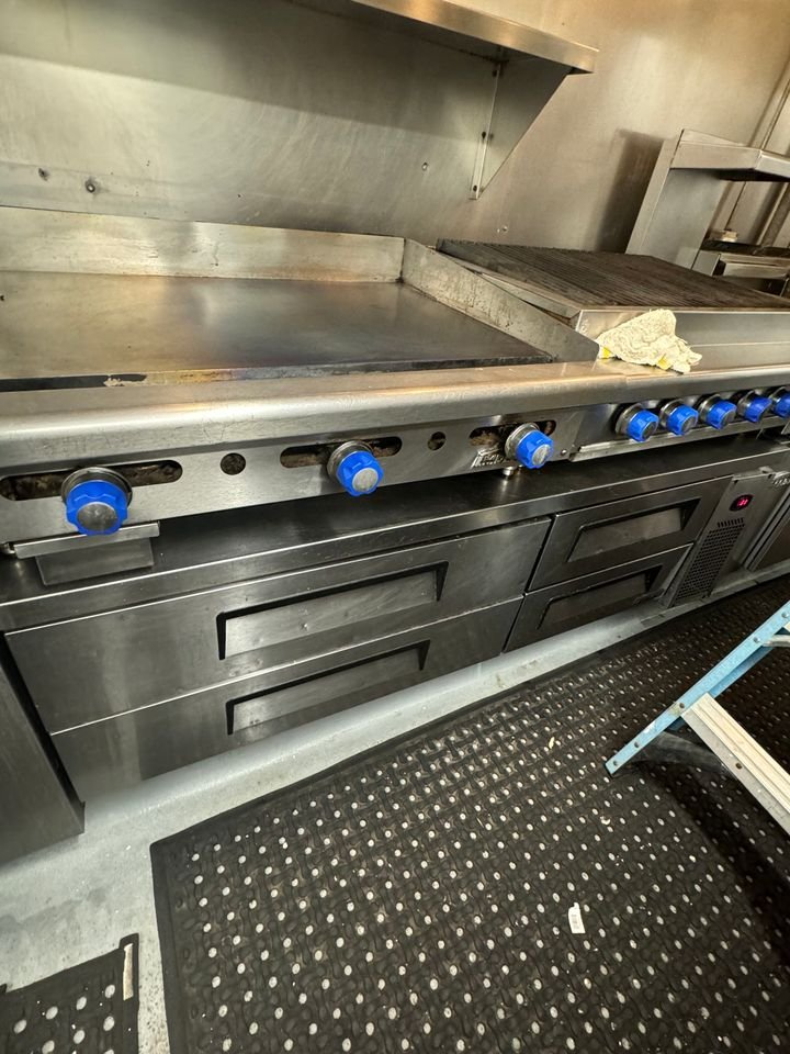 Commercial griddle and range line