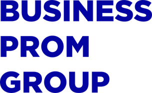Логотип компанії Business Prom Group — друк, вишивка, пошиття одягу з логотипом