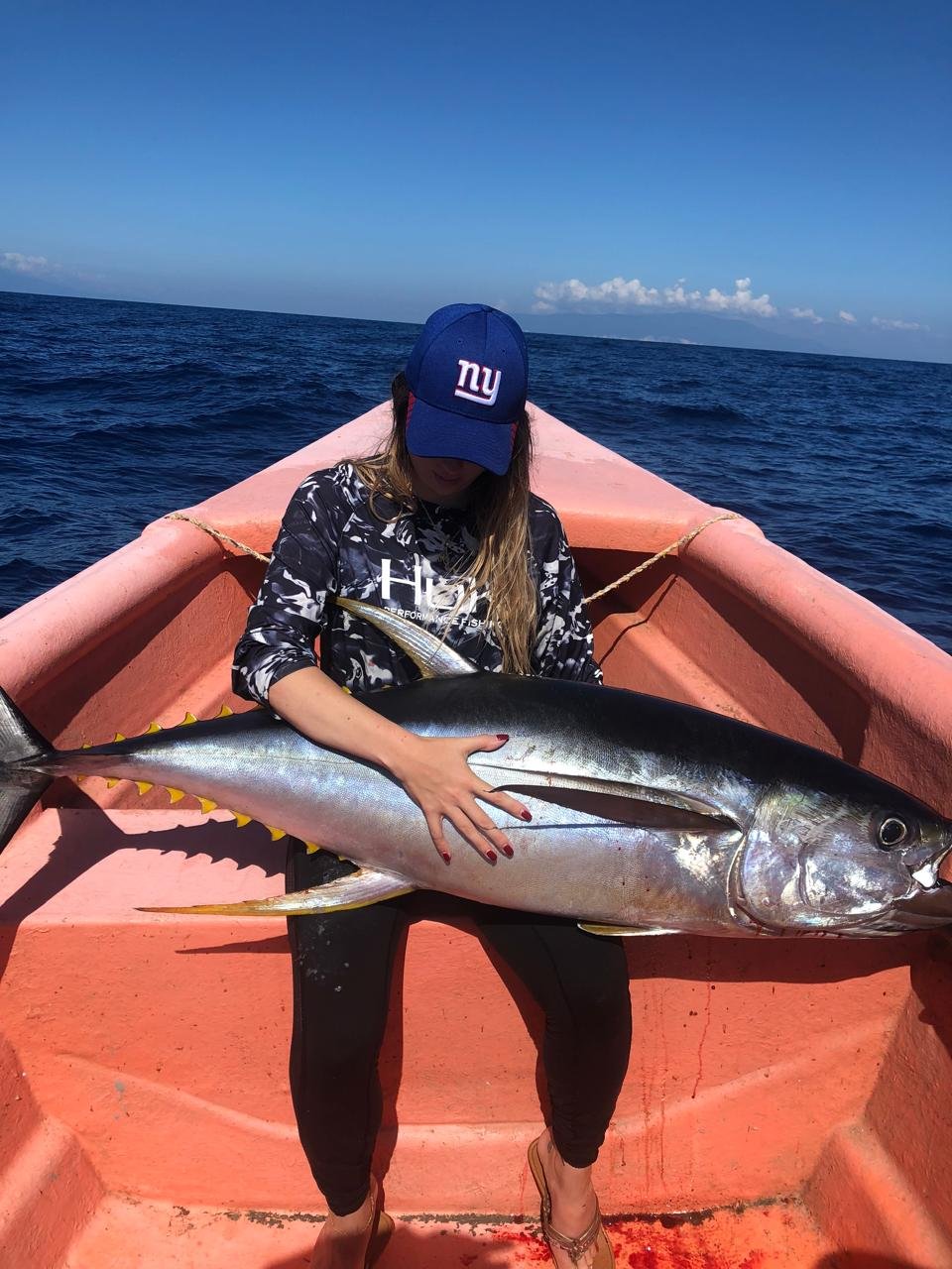 Un autre moment à bord de l’embarcation avec un poisson