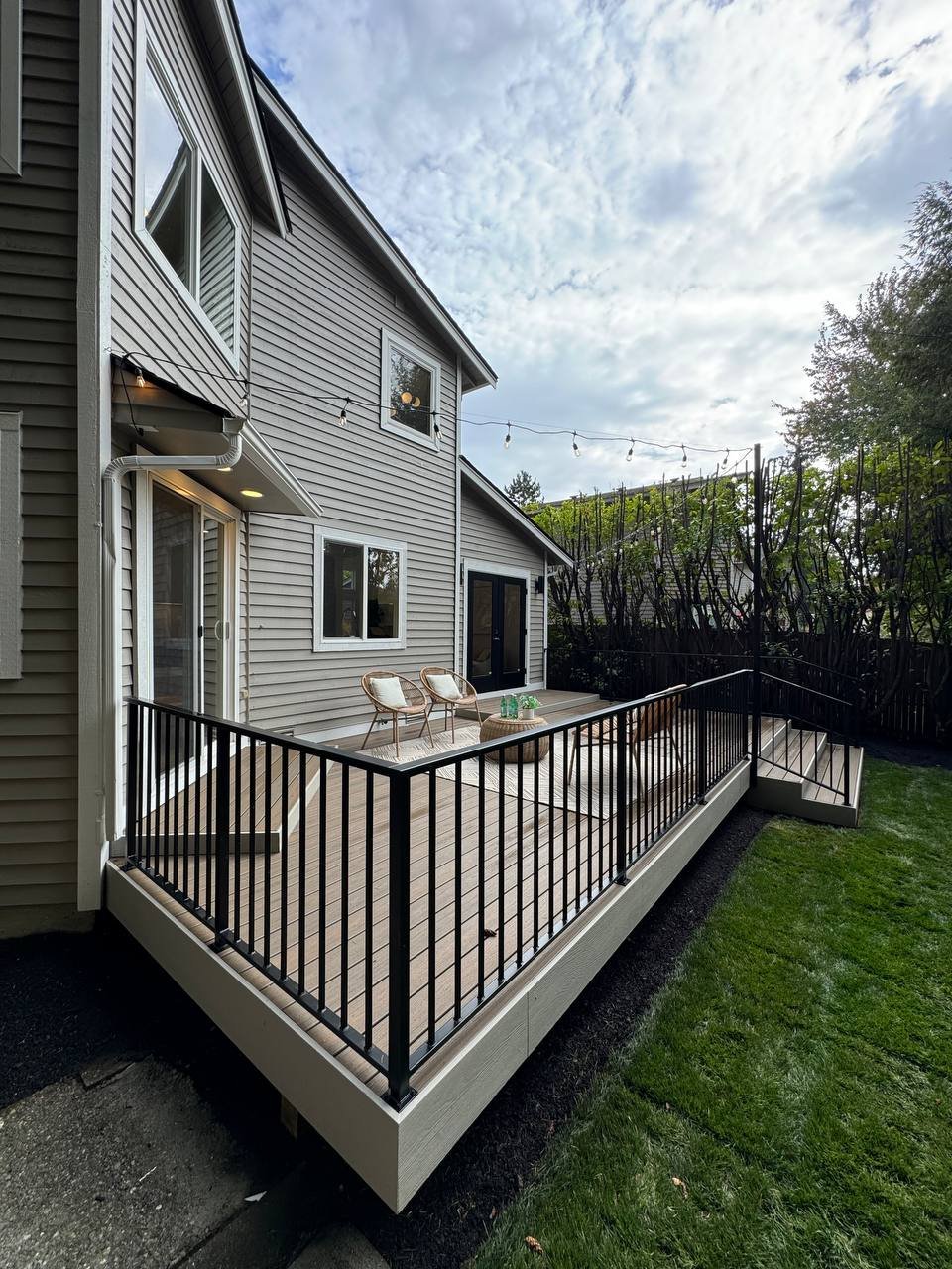 Vertical railing project 12