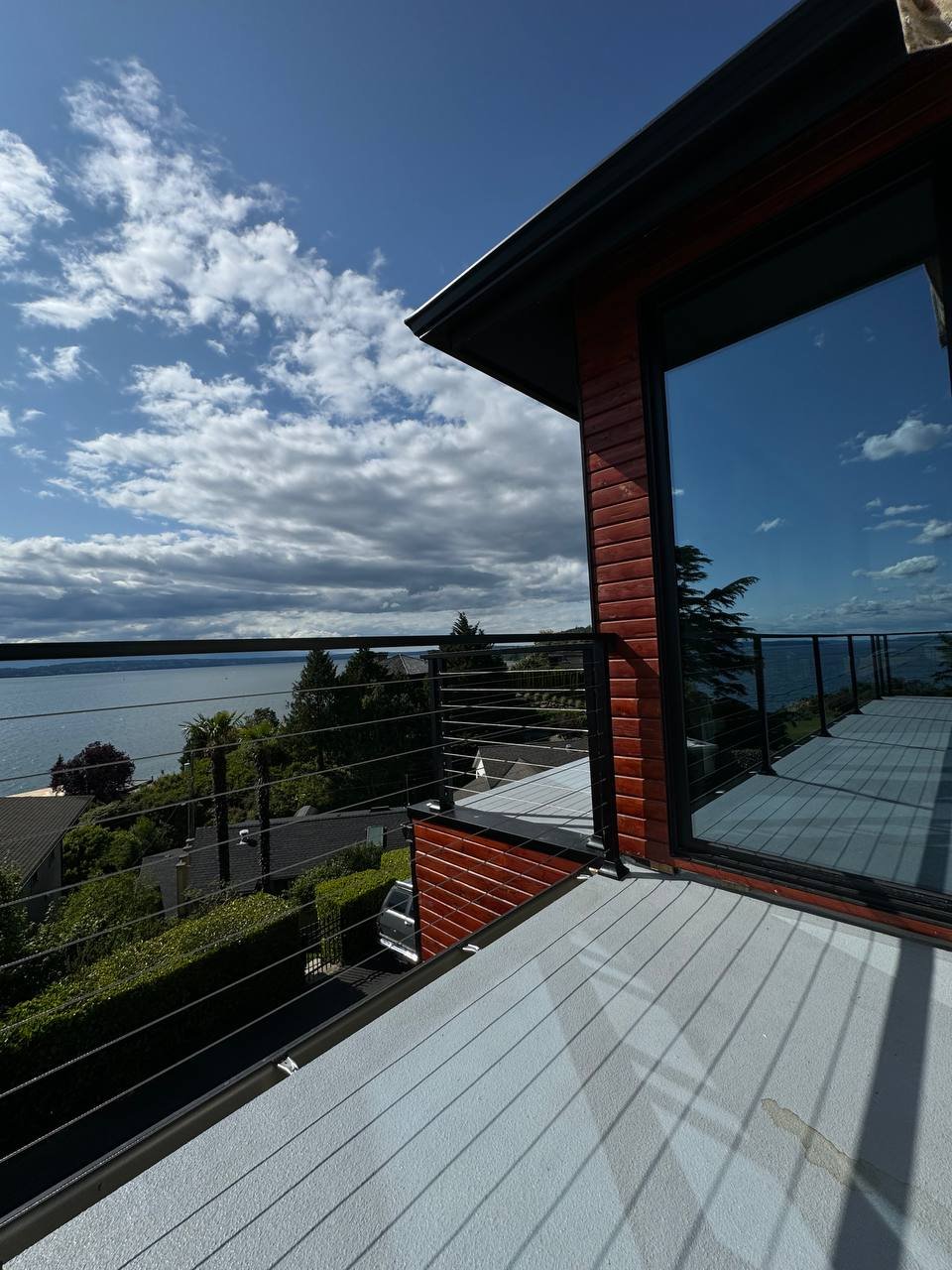 Completed cable railing project