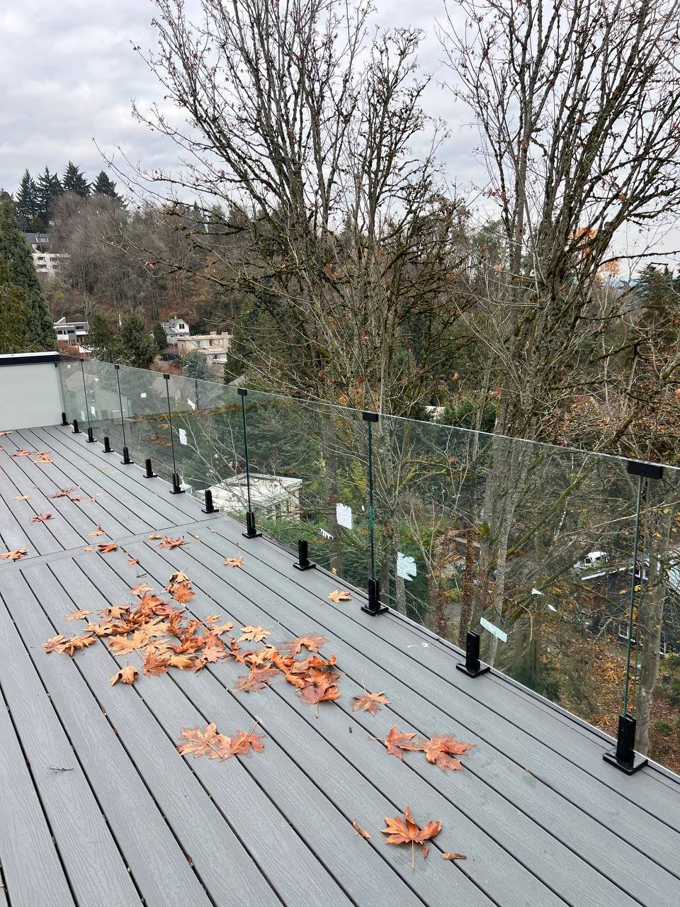 Glass railing project 7