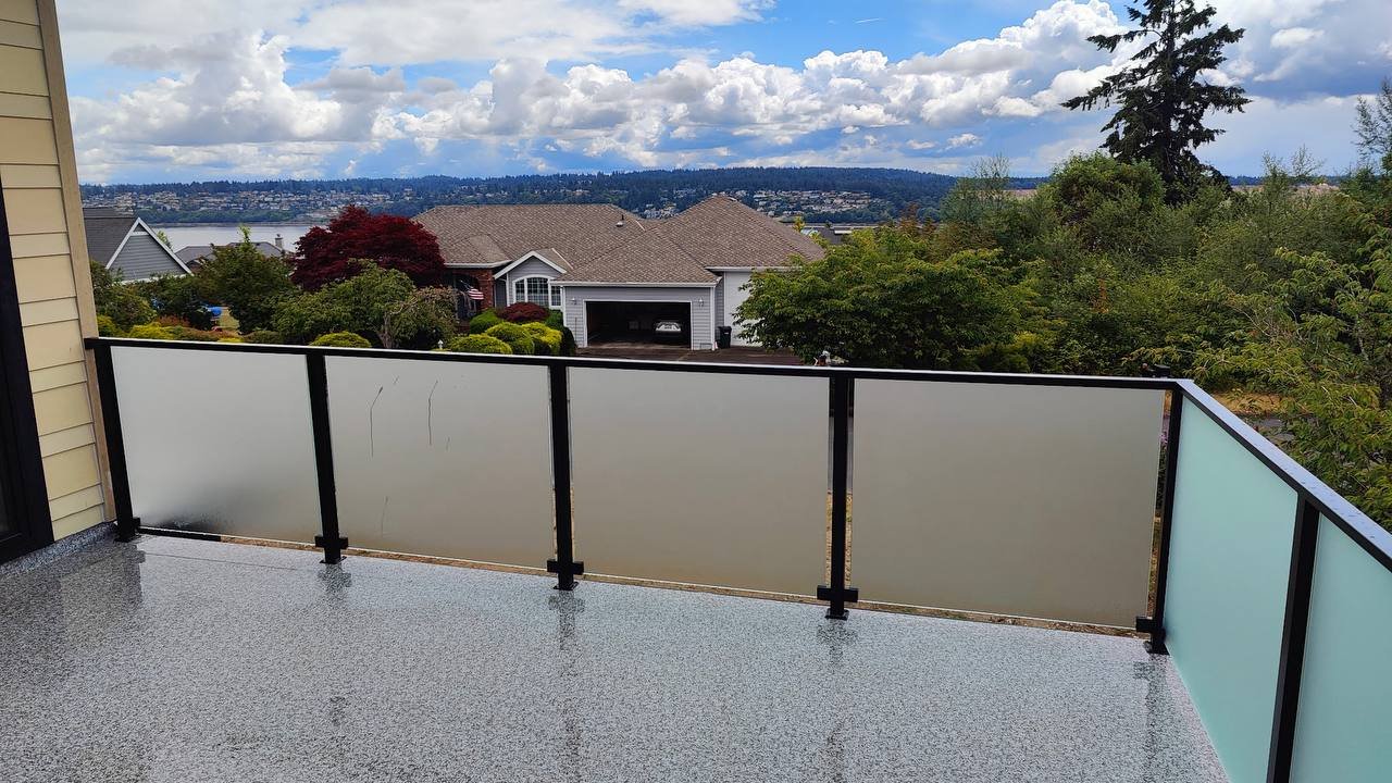 Glass railing project 5
