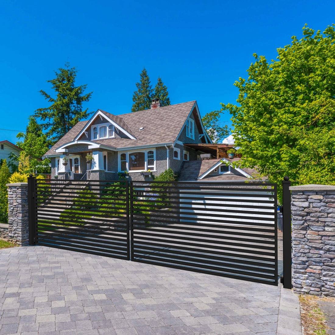 Completed custom gate installation