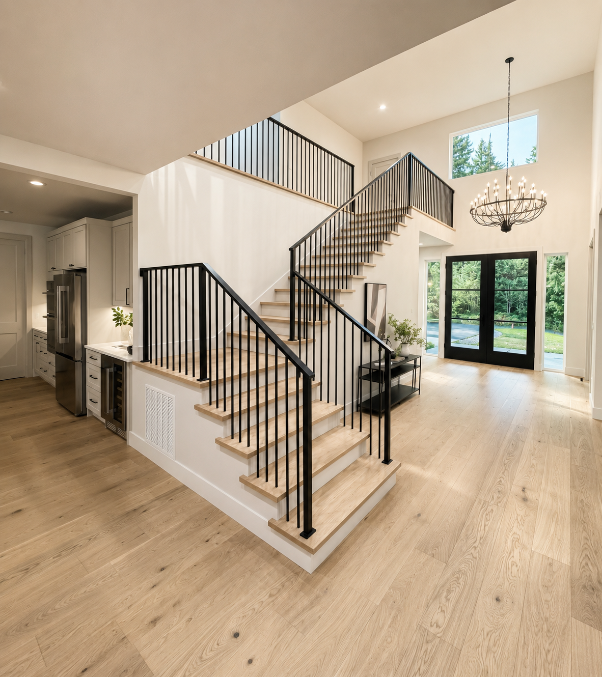 Vertical railings