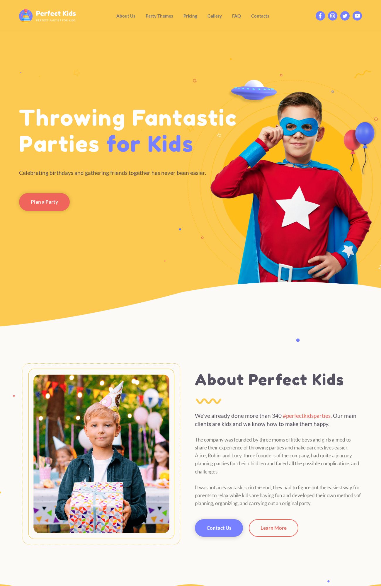 Kids Party template