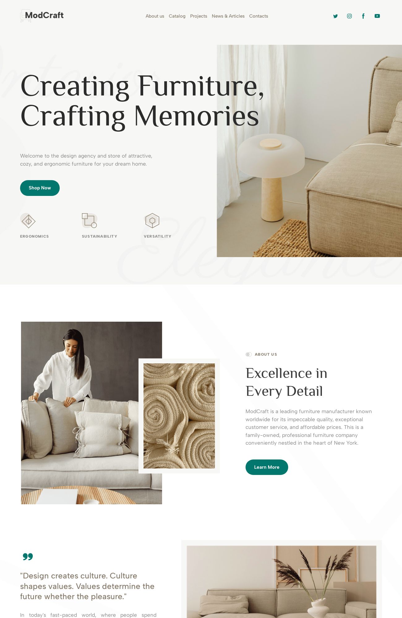 Furniture Manufacturer template