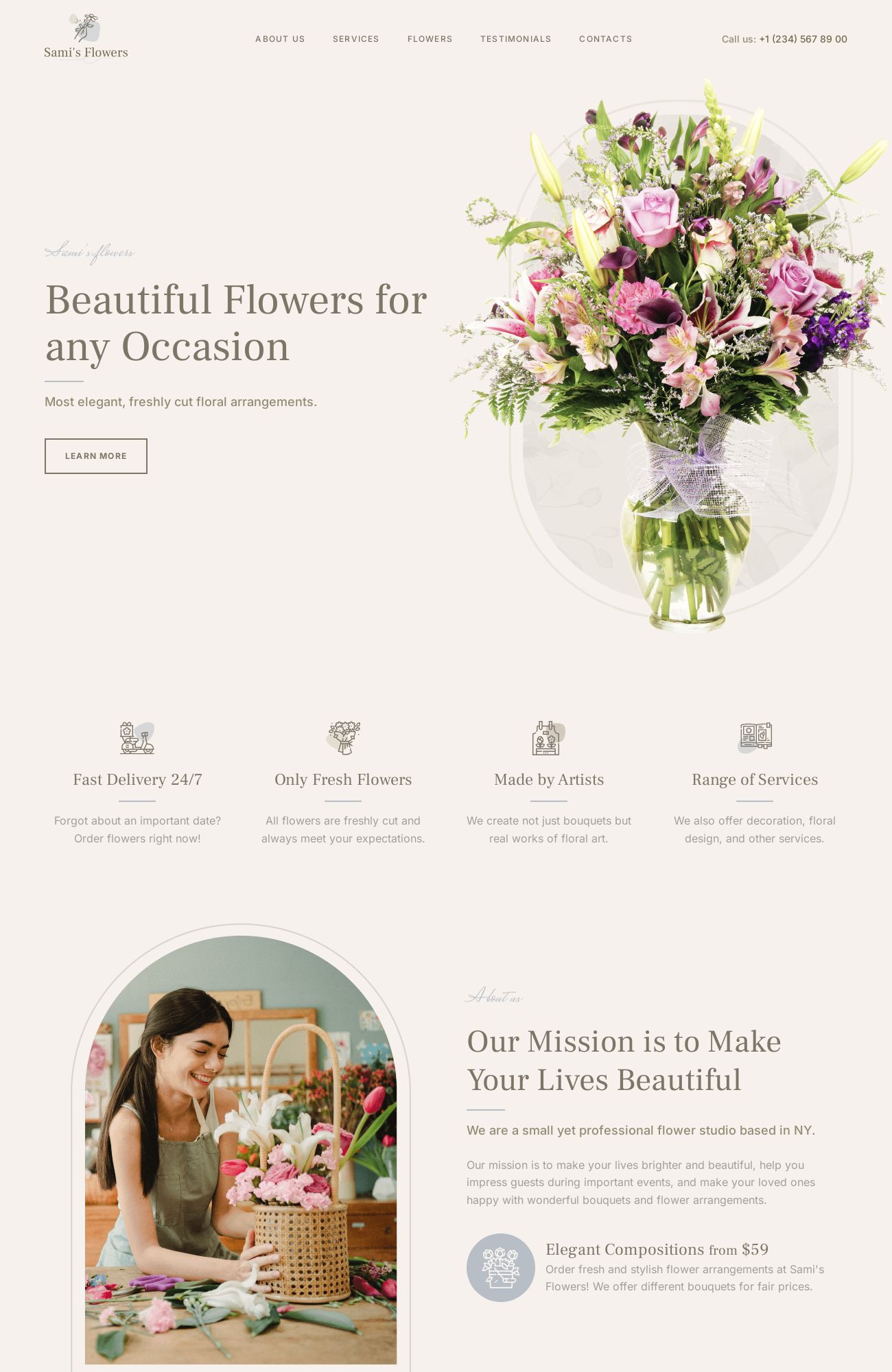 Flower Shop template