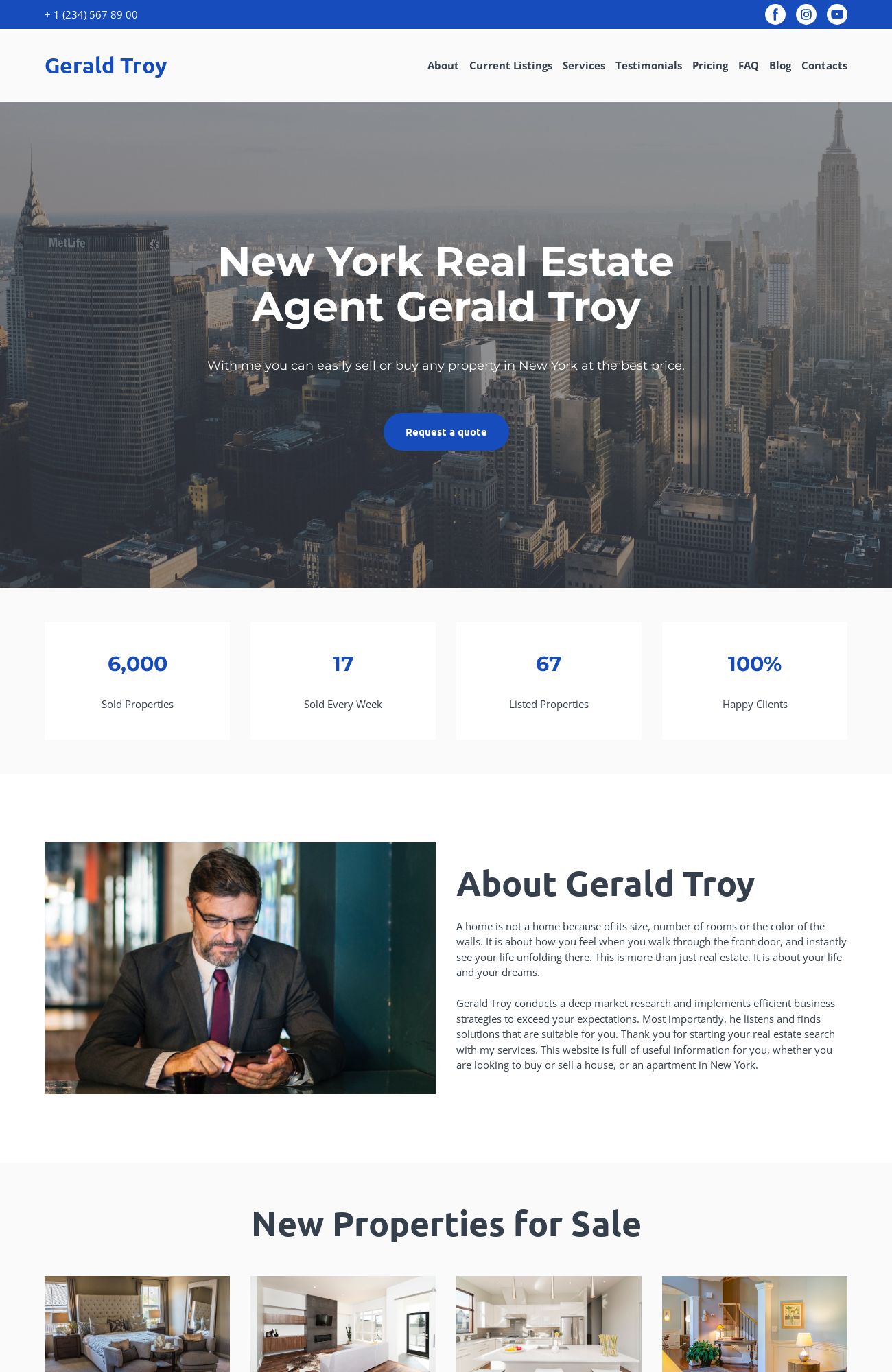 Real Estate Agent template