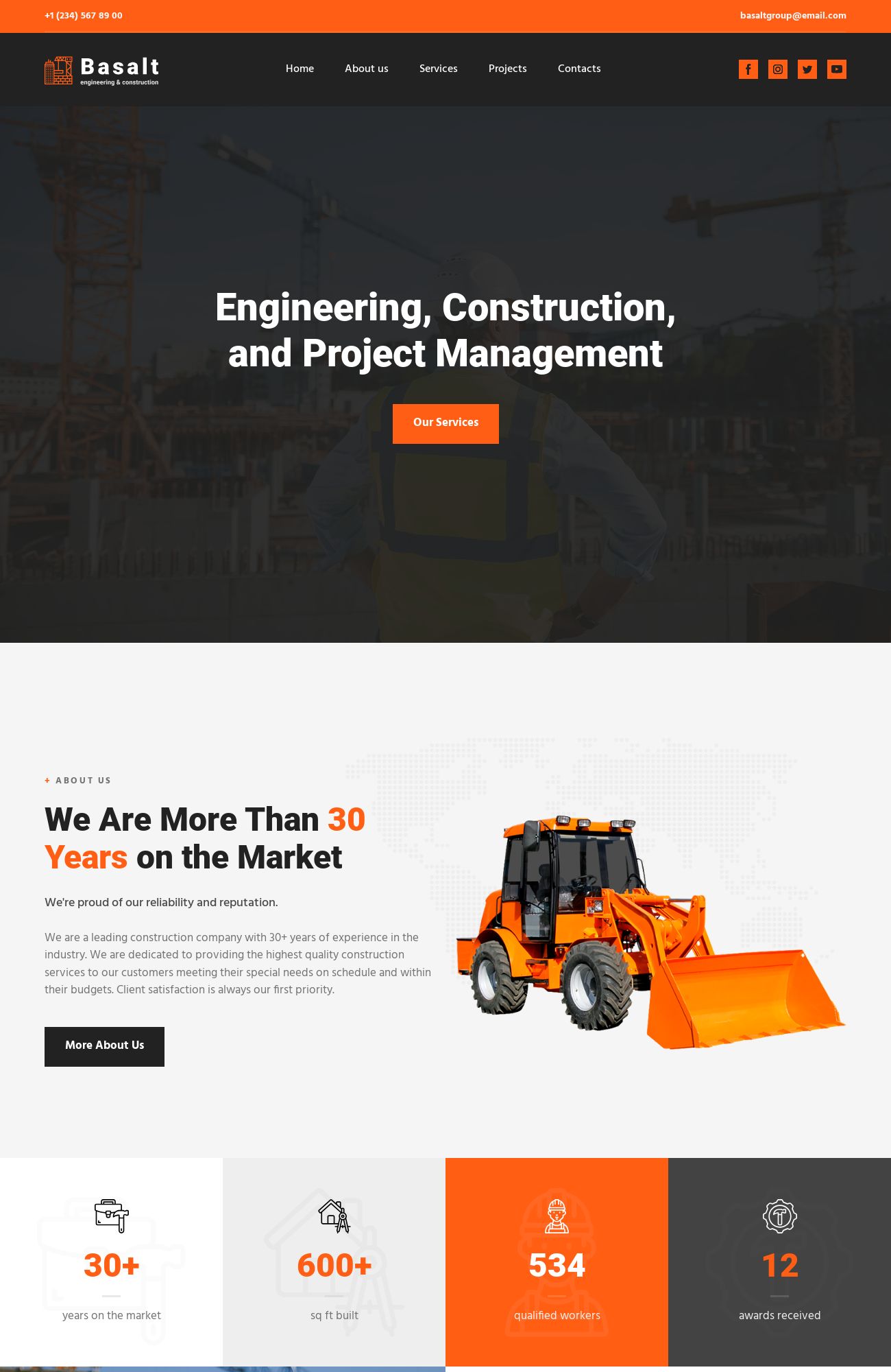 Construction / Engineering template